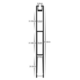 Suspended Profile 10mm × 89mm