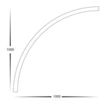 Deep Curved Profile 32mm × 35mm