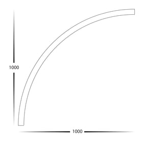 Deep Curved Profile 32mm × 35mm