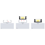 Shallow IP65 Square Profile 18mm × 8mm