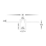 Gyprock Profile 30mm × 10mm