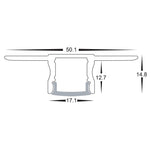 Square Gyprock Profile 50mm × 15mm