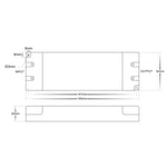 30w 24v DC TRIAC Dimmable LED Driver