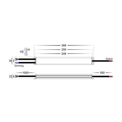 30W Dali 2 + Push Dim Dimmable LED Driver