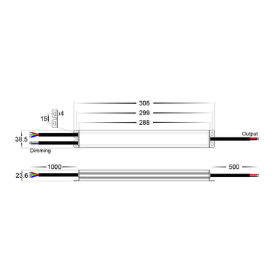 60W Dali 2 + Push Dim Dimmable LED Driver
