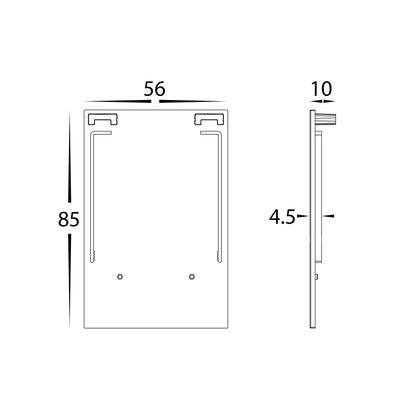 End Caps to suit Linear Modules Profile