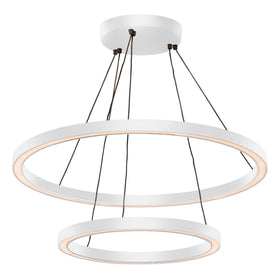 800mm + 500mm Double Circa 65w LED Pendant