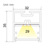 800mm + 500mm Double Circa 65w LED Pendant