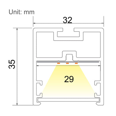 800mm + 500mm Double Circa 65w LED Pendant