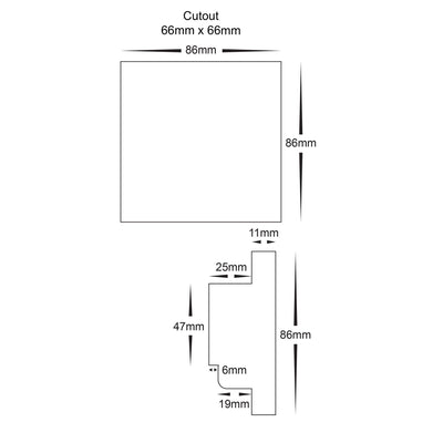RGBW LED Touch Panel LED Strip Controller - HCP-75232 (2)