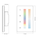 RGBCW LED Strip Touch Panel Controller