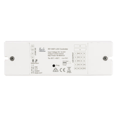 5 Channel WIFI + RF LED Strip Receiver 72mm × 43mm