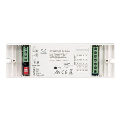5 Channel WIFI + RF LED Strip Receiver 72mm × 43mm
