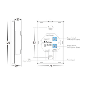 Dali DT8 Tunable Touch Panel Controller