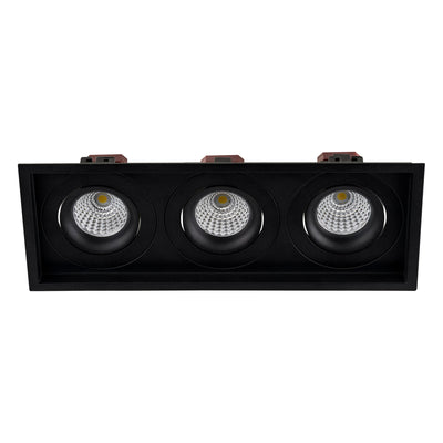 Square Recessed Tilt 3 x 6w Recessed LED Downlight