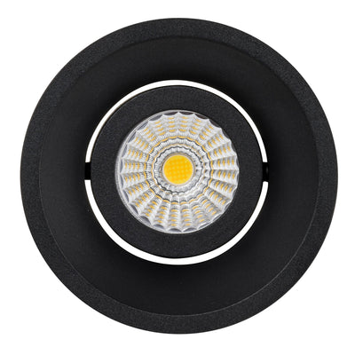 13w CRI97+ Recessed Round Deep Tilt Dimmable LED Downlight 3000k