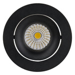 13w CRI97+ Recessed Round Tilt Dimmable LED Downlight 3000k - 75mm Cutout