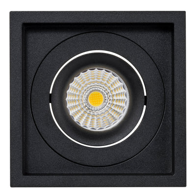 Square Tilt 13w D2W Recessed LED Downlight - 92mm Cutout