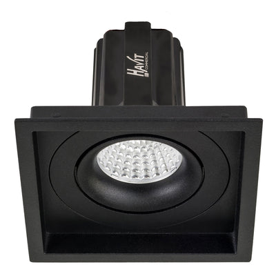 Square Tilt 13w D2W Recessed LED Downlight - 92mm Cutout