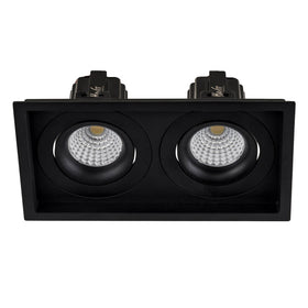 2 x 13w CRI97+ Recessed Square Tilt Dimmable LED Downlight