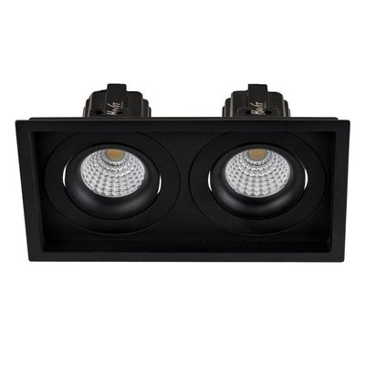 2 x 13w CRI97+ Recessed Square Tilt Dimmable LED Downlight