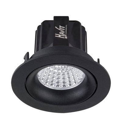 Round Tilt 7.2w 24v DC Recessed LED Downlight