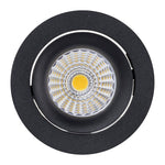 Round Tilt 7.2w 24v DC Recessed LED Downlight
