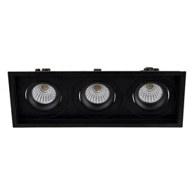 Square Recessed Tilt 3 x 7.2w Recessed LED Downlight