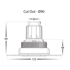 6w Trimless LED Downlight