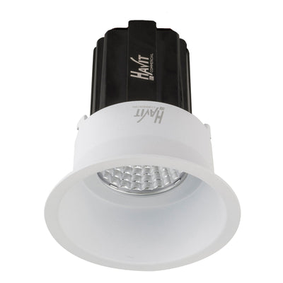 Round Deep Fixed 13w D2W Recessed LED Downlight - 90mm Cutout