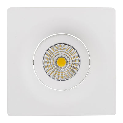 13w CRI97+ Recessed Square Tilt Dimmable LED Downlight 3000k
