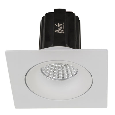 Square Tilt 13w D2W Recessed LED Downlight - 92mm Cutout (8083)