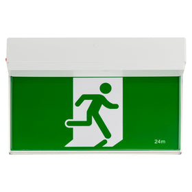 Slimline Surface Mounted Exit Light