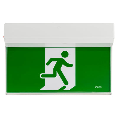 Slimline Surface Mounted Exit Light