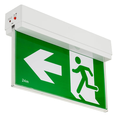 Slimline Surface Mounted Exit Light