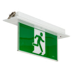 Slimline Recessed Exit Light