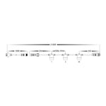 20m 2700k Surface Mounted 40 Light Festoon Light