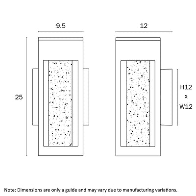 HOLLIS 25 EXTERIOR WALL LIGHT