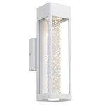 Hollis Outdoor LED Wall Light Medium in Black or White