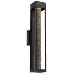Hollis 55Cm Exterior LED Wall Light — Black