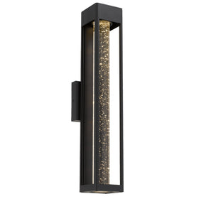 Hollis 55Cm Exterior LED Wall Light — Black