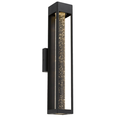 Hollis 55Cm Exterior LED Wall Light — Black