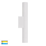 Dugo Up & Down Wall Pillar Light White