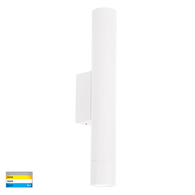 Dugo Up & Down Wall Pillar Light White