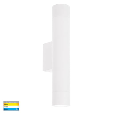 Dugo Up & Down Wall Pillar Light White