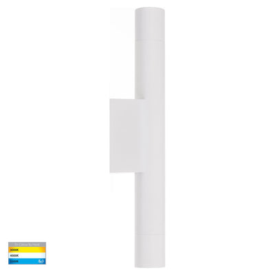 Dugo Up & Down Wall Pillar Light White