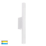Dugo Up & Down Wall Pillar Light White