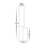 Akril Single Wall Light