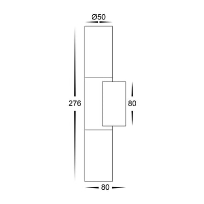 Akril 2 Light Wall Light