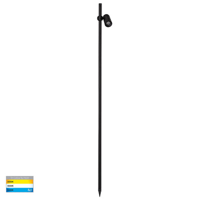 Havit Lighting Spike Lights Lille Aluminium Black Single Adjustable Spike Spotlight